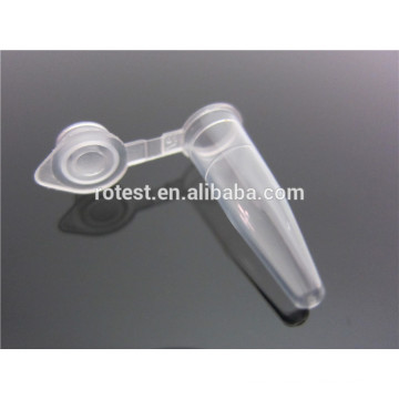 Plastic disposable microcentrifuge tube